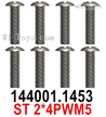 Wltoys 124017 Screws 124017.1453 Screws. ST2x4PWM5.